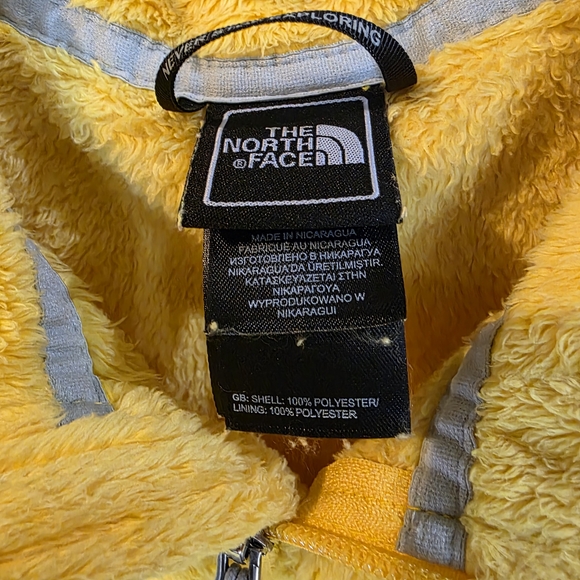 The North Face Women's Osito Full-Zip Fleece Jacket – Dandelion Yellow Size S - Picture 2 of 9